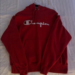 Champion Red Hoodie